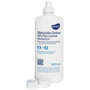 Senti2 Única Solución Con Ácido Hialurónico + Portalentes 500Ml