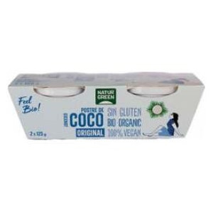 Naturgreen Postre Ecológico De Coco Original 2X125G