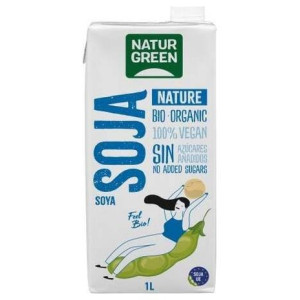 Naturgreen Bebida De Soja Ecológica Con Proteina 1L