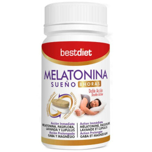 Bestdiet Melatonina Doble Acción 8 Horas 30Caps