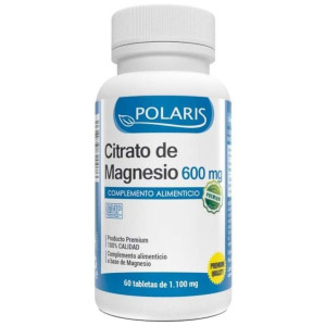 Polaris Citrato De Magnesio 600Mg 60 Tabletas