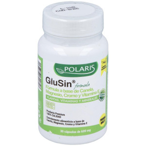 Glusin (Canela + Magnesio) 600Mg. 30Cap.
