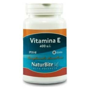 Naturbite Vitamina E 400Ui Natural 60Caps