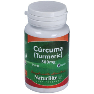 Naturbite Turmeric Curcuma 500Mg 60Caps