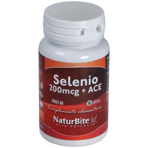 Naturbite Selenio 200Mcg + Ace 60 Tabletas