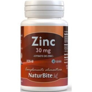 Naturbite Zinc Citrato 30Mg 60Caps