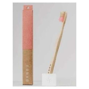 Banbu Cepillo Dental Adulto Medio Rosa 1Ud