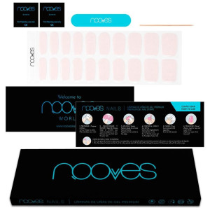 Láminas De Uñas De Gel Pale Rose Premium Luxe Solid Rosa 20 U 2