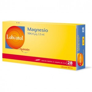 Labcatal 09 Magnesio Ampollas, 28 X 2 Ml