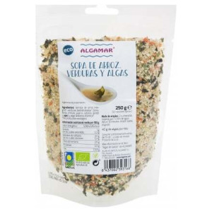 Algamar Sopa Arroz Verdura Algas Eco 250G