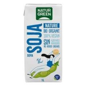 Naturgreen Bebida Ecológica De Soja Natural 1 L