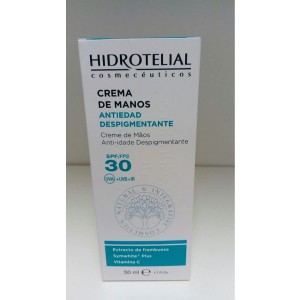 Hidrotelial Crema Manos Antiedad Despigmentante - Spf 30 (1 Envase 50 Ml)