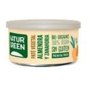 Naturgreen Paté Ecológico De Almendra Y Zanahoria 125 G