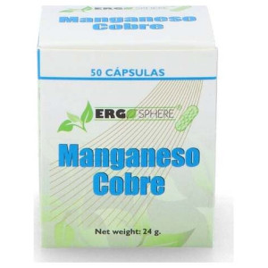 Ergonat Galenic Manganeso Cobre Ergosphere 50Caps