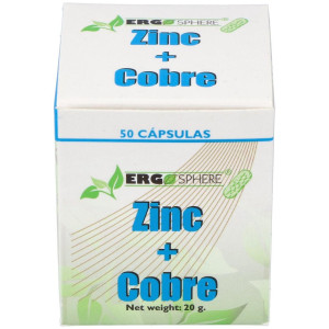 Ergonat Galenic Zinc Cobre Ergosphere 50Caps