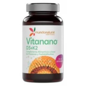 Mundonatural Vitanano D3 + K2 Liposomado 30Caps