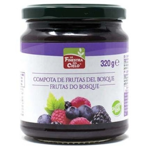 La Finestra Sul Cielo Mermelada Frutas Bosque Sin Azúcar Bio 320 G