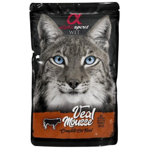 Alpha Spirit Gato Pouch Mousse Ternera 24 X 85 Gr