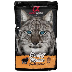 Alpha Spirit Gato Pouch Mousse Cordero 24 X 85 Gr