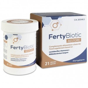 Fertypharm Fertybiotic Restore Probióticos Para La Fertilidad Masculina 21 Cápsulas