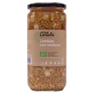 Carlota Organic Lentejas Verduras Bio 720G