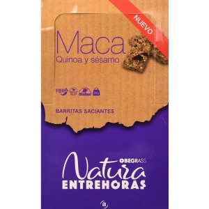 Obegrass  Barrita Entrehoras Natura, Maca, Quinoa Y Sesamo. - Actafarma Laboratorios