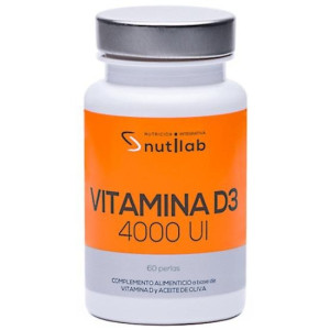 Nutilab Vitamina D3 60 Perlas 4000Ui