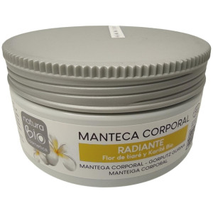 Naturabio Cosmetics Manteca Corporal Radiante Tiare-Karite 200Ml