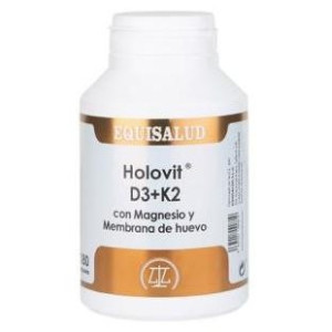 Holovit D3+K2 Con Magnesio Y Membrana De Huevo 180Caps