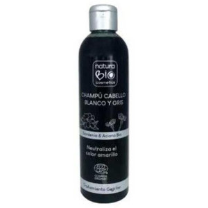 Naturabio Cosmetics Champú Cabello Blanco Y Gris 250Ml