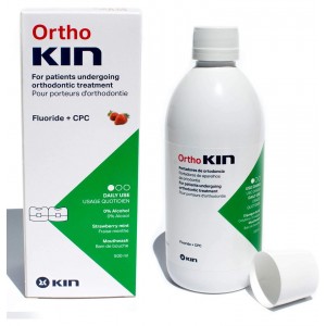 Orthokin Enjuague Bucal (1 Envase 500 Ml Sabor Fresa Mentolada)