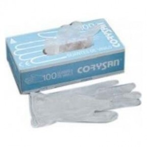 Guantes Corysan Nitrilo T/Med 100 Und.