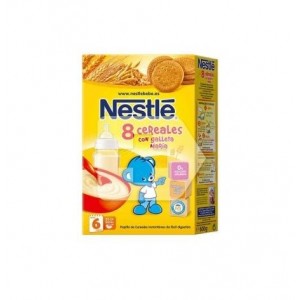 Nestle Papilla 8 Cereales Galleta Maria (1 Envase 600 G)