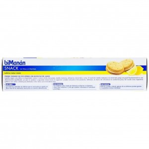 Bimanán Entre Horas Galletas Sabor Limón, 12 Uds