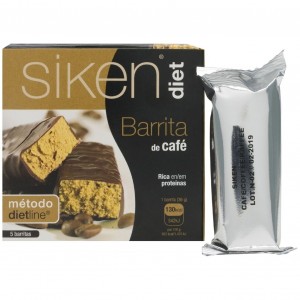 Siken Diet Barrita Sabor Café 5Uds