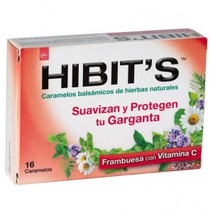 Caramelos Hibit,S (16 Unidades Sabor Frambuesa)