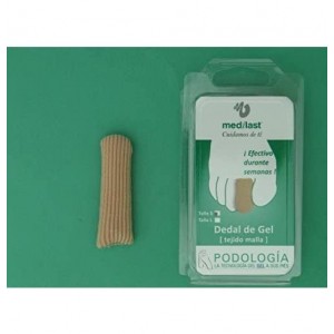 Dedal Proteccion Dedos Pies - Medilast Forrado De Gel (Tejido Malla T- S 1 U)