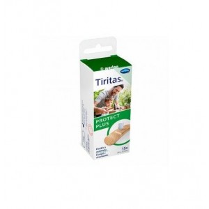 Tiritas Protect Plus - Aposito Adhesivo (15 Unidades 72 Mm X 25 Mm)