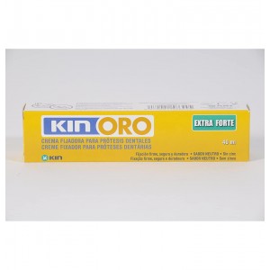 Kin Oro Crema Fijadora - Adhesivo Protesis Dental (40 G)