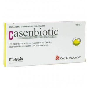 Casenbiotic (30 Comprimidos Sabor Limon)