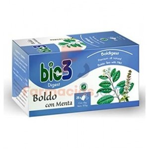 Bie3 Boldo, 25 Bolsas Filtro. - Bio3