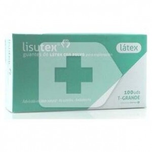 Lisutex Guantes Látex Talla Grande 100Uds
