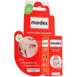 Mordex Esmalte Amargo Transparente (1 Envase 9 Ml Con Pincel)