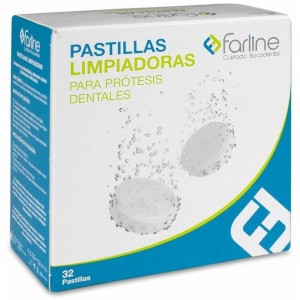 Farline Pastillas Limpiadoras 32 Tabletas