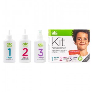 Otc Antipiojos Kit 1 2 3 Permetrina 1.5 % (Kit)