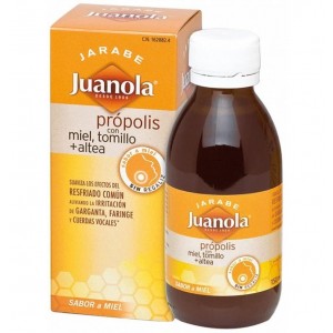Juanola Propolis Jarabe Con Miel Tomillo Y Altea (1 Envase 150 Ml Sabor Miel)