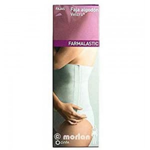 Faja - Farmalastic Algodon Velcro (1 Unidad Talla 3 Color Blanco)