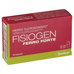 Fisiogen Ferro Forte, 30 Capsulas. - Zambon