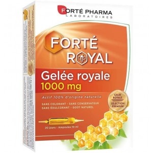 Forte Jalea Real 1000 Mg (20 Ampollas 10 Ml)