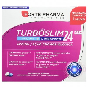 Turboslim 24 45+ (28 Comprimidos Dia + 28 Comprimidos Noche)